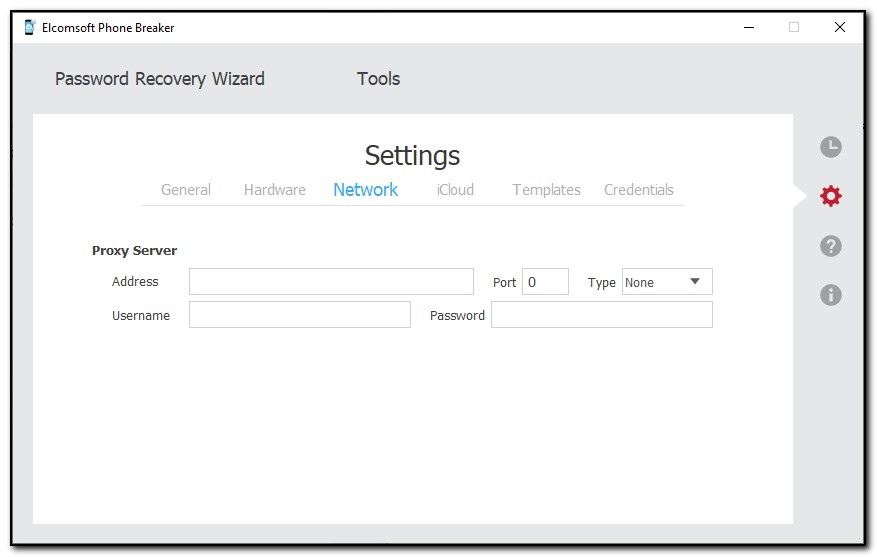 network settings